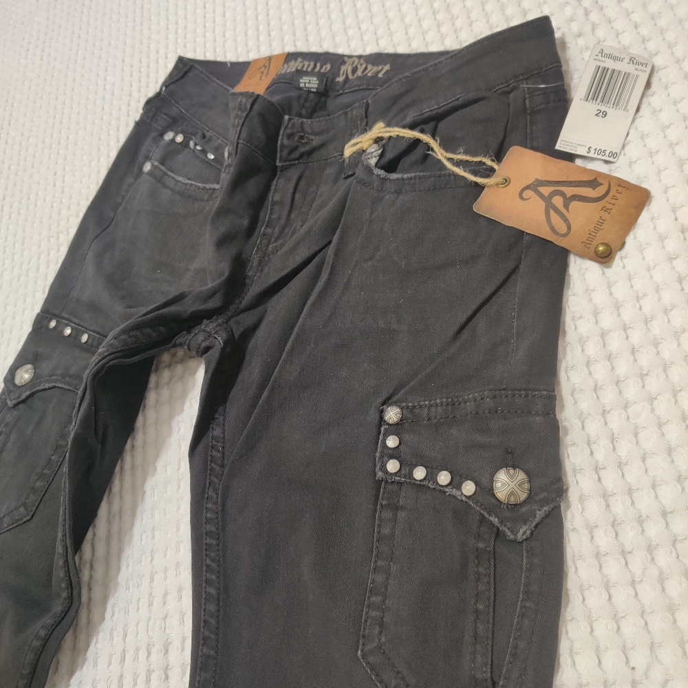 Antique Rivet Jeans 29 - Picture 5 of 15